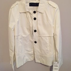 NWT Zara cropped peacoat size medium